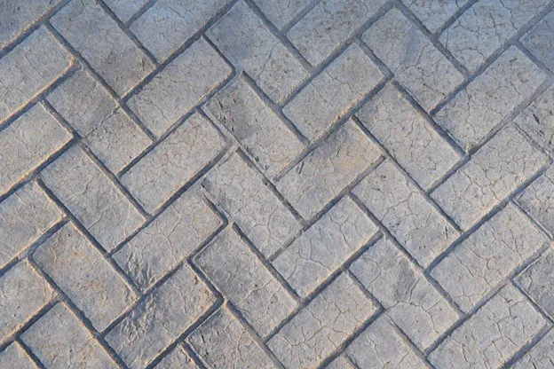 Decorative concrete finish installed on a residential property